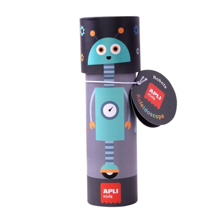 Apli Caleidoscopio Robots - 169xØ 55 - Intercambiables Partes Del Cuerpo - Experimenta Un Vibrante Espectaculo de Luces - Colori
