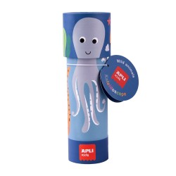 Apli Caleidoscopio Animales Salvajes 169xØ 55 - Interchangeable Animal Parts - Symmetrical Geometric Figures - Colorido