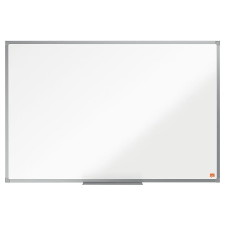 Nobo Essence Pizarra Magnetica de Acero 900x600mm - Marco de Aluminio Anodizado - Bandeja para Rotuladores - Color Blanco