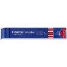Staedtler Mars Lumochrom 204 Pack con 12 Minas de Dibujo - Mina de 3mm - Longitud de 130mm - Color Rojo