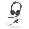 Plantronics Blackwire C5220 USB-A Auriculares con Microfono - Cancelacion de Ruido - Diadema Metalica Acolchada - Almohadillas d