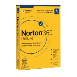 Norton 360 Deluxe 50Gb Antivirus - 1 Usuario - 5 Dispositivos - 1 Año