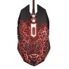 Trust Gaming  GXT 105 Izza Raton USB 2400dpi - Iluminacion LED - 5 Botones - Uso Ambidiestro - Cable Trenzado de 1.80m - Color N