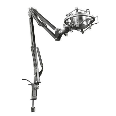 Trust Gaming GXT 253 Emita Brazo para Microfono Ajustable con USB - Rotacion 360º - Cable de 2.90m - Peso Max. 900gr