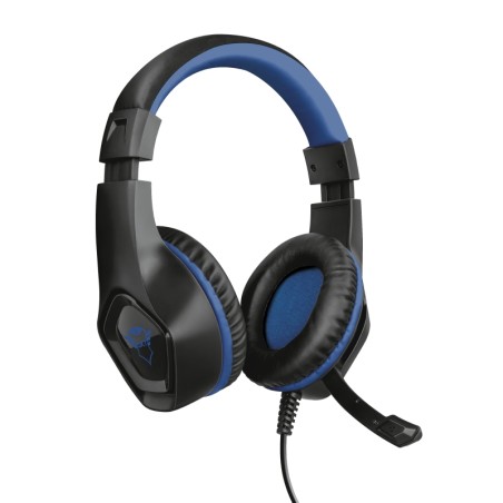 Trust Gaming GXT 404B Rana Auriculares con Microfono - Compatible con PS4 y PS5 - Microfono Plegable - Diadema Ajustable - Altav