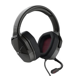 Trust Gaming GXT 4371 Ward Auriculares con Microfono Plegable - Diadema Ajustable - Multiplataforma - Altavoces de 50mm - Cable 
