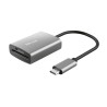 Trust Dalyx Lector de Tarjetas USB-C - SD, MicroSD - Aluminio