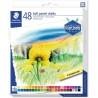 Staedtler 2430 Pack de 48 Tizas Pastel Suave - Excelentes para Mezclar Colores - Resistencia a la Luminosidad - Colores Surtidos