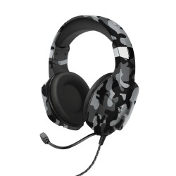 Trust Gaming GXT 323K Carus Auriculares con Microfono - Microfono Flexible - Diadema Ajustable - Amplias Almohadillas - Altavoce