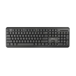 Trust TK350 Teclado Inalambrico USB - Silencioso - Teclas Multimedia - Resistente a Vertidos