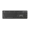 Trust TK350 Teclado Inalambrico USB - Silencioso - Teclas Multimedia - Resistente a Vertidos