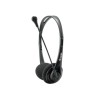 Equip Auriculares con Microfono Flexible - Control de Volumen - Jack 3.5mm - Negro