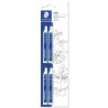 Staedtler Mars Micro Carbon 257 Pack de 4 Tubos de Minas con 12 Minas HB de 0.5mm - Resistencia a la Rotura - 90% Procedente de 