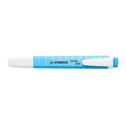 Stabilo Swing Cool Pastel Marcador Fluorescente - Cuerpo Plano - Punta Biselada - Trazo entre 1 y 4mm - Tinta con Base de Agua -
