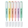 Stabilo Swing Cool Pastel Pack de 6 Marcadores Fluorescentes - Cuerpo Plano - Punta Biselada - Trazo entre 1 y 4mm - Tinta con B