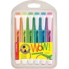 Stabilo Swing Cool Pack de 6 Marcadores Fluorescentes - Cuerpo Plano - Punta Biselada - Trazo entre 1 y 4mm - Tinta con Base de 