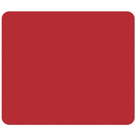 Fellowes Alfombrilla Estandar - Superficie de Poliester y Base de Espuma - 23x19cm - Color Rojo