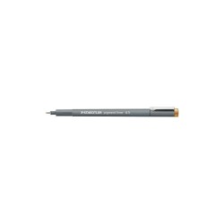 Staedtler Pigment Liner 308 Rotulador Calibrado - Trazo 0.5mm - Secado Rapido - Color Naranja