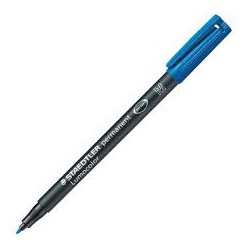 Staedtler Lumocolor 317 Rotulador Permanente - Punta Media Redonda - Trazo 1mm Aprox - Capuchon con Clip - Secado Rapido - Color