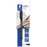 Staedtler Lumocolor 318 Rotulador Permanente - Trazo de 0.6mm Aprox - Secado Rapido - Color Negro