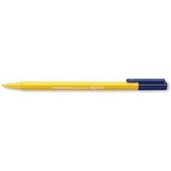 Staedtler Triplus Color 323 Rotulador de Punta Fina - Trazo 1mm Aprox - Tinta Base de Agua - Color Amarillo