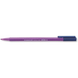 Staedtler Triplus Color 323 Rotulador de Punta Fina - Trazo 1mm Aprox - Tinta Base de Agua - Color Violeta