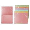 Bismark Carpeta de Solapa Polipropileno - Tamaño A4 - Cierre con Gomas - Colores Surtidos Pastel