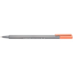 Staedtler Triplus Fineliner 334 Rotulador de Punta Fina - Trazo de 0.3mm - Tinta Base de Agua - Color Salmon