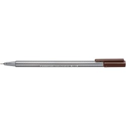 Staedtler Triplus Fineliner 334 Rotulador de Punta Fina - Trazo de 0.3mm - Tinta Base de Agua - Color Sepia Calido