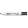 Staedtler Lumocolor 351 Marcador para Pizarra Blanca - Punta Biselada 2 - 5mm Aprox - Secado Rapido - Color Negro