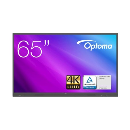 Optoma Creative Touch 3651RK Pizarra Interactiva Tactil 65" UltraHD 4K - Tiempo de Respuesta 8ms - 20 Puntos Tactiles Simultaneo