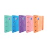 Oxford Europeanbinder Classic Carpeta de 4 Anillas Formato A4+ con Recambio Cuadriculado 5x5mm y 4 Taladros - Cierre con Goma El