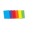 Enri Plus Cuaderno Espiral Formato Cuarto Cuadriculado 4x4mm - 80 Hojas 90gr con Margen - Cubierta de Plastico - Colores Surtido