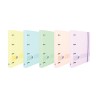 Oxford Europeanbinder Live & Go Carpeta de 4 Anillas Formato A4+ con Recambio Cuadriculado 5x5mm y 4 Taladros - Tapa de Plastico