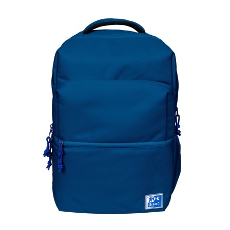 Oxford B-Ready Mochila Escolar - Tirantes Acolchados y Ajustables - Tamaño 42x30x15cm - Color Azul Marino