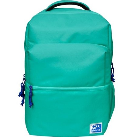 Oxford B-Ready Mochila Escolar - Tirantes Acolchados y Ajustables - Tamaño 42x30x15cm - Color Turquesa
