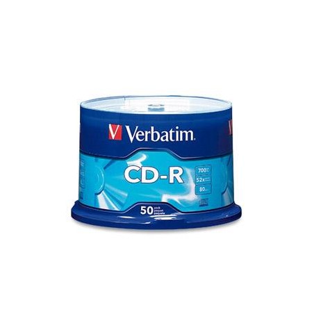 Verbatim CD-R 52x 700MB (Tarrina 50 Uds)