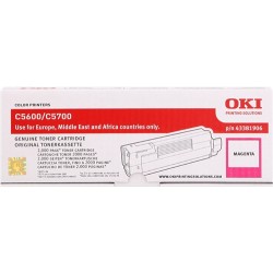 OKI C5600/C5700 Magenta Cartucho de Toner Original - 43381906