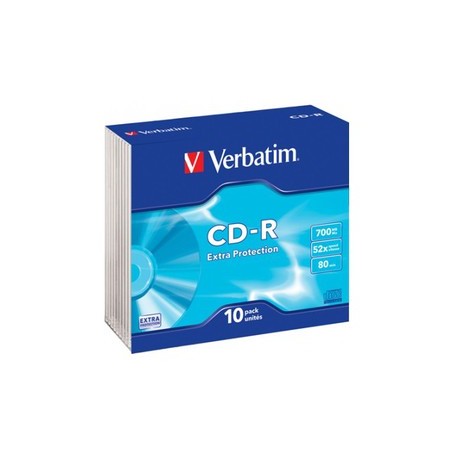Verbatim CD-R 700MB Caja (Pack 10 Uds)