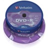 Verbatim DVD+R 16x 4.7GB (Tarrina 25 Uds)