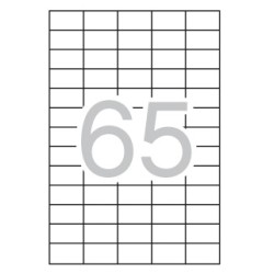 Apli Etiquetas Blancas Permanentes 38 x 21.2mm 25 Hojas