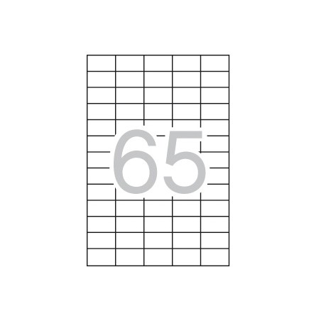 Apli Etiquetas Blancas Permanentes 38 x 21.2mm 25 Hojas