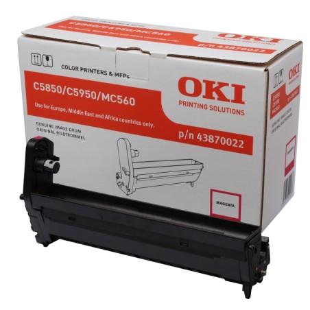 OKI C5850/C5950/MC560 Magenta Tambor de Imagen Original - 43870022 (Drum)