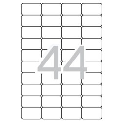 Apli Etiquetas Translucidas Resistentes Intemperie 48.5 x 25.4mm 20 Hojas