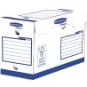 Fellowes Bankers Box Basic Pack de 20 Cajas de Archivo Definitivo A4+ 150mm - Extra Resistente - Montaje Manual - Carton Recicla