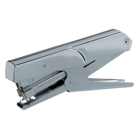 Petrus 224 Grapadora de Tenaza - Hasta 25 Hojas - Grapado Cerrado y Abierto - Color Cromado