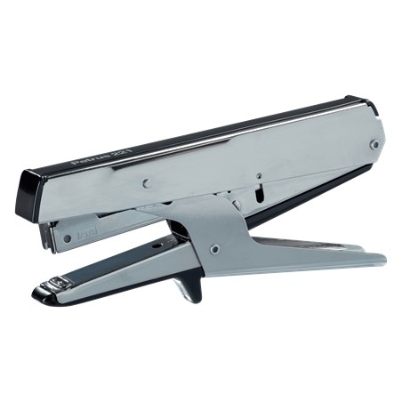 Petrus 221 Grapadora de Tenaza - Hasta 20 Hojas - Profundidad Insercion 54mm - Grapado Cerrado