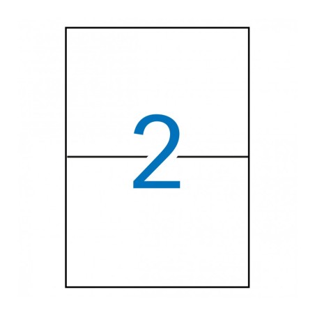 Apli Etiquetas Permanentes Blancas 210 x 148 mm - 100 Hojas