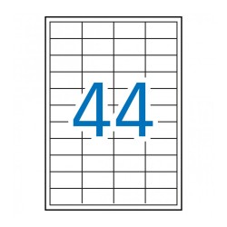 Apli Etiquetas Permanentes Blancas 48.5 x 25.4 mm - 100 Hojas