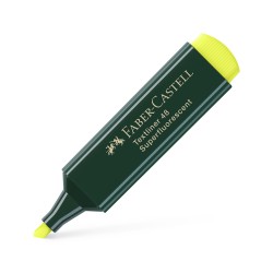 Faber-Castell Rotulador Marcador Fluorescente Textliner 48 - Punta Biselada - Trazo entre 1.2mm y 5mm - Tinta con Base de Agua -